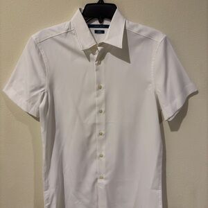 Men's White Short Sleeve Shirt